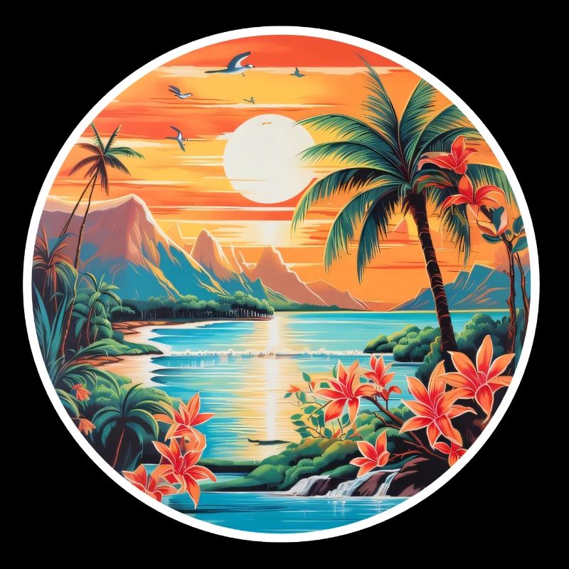 Paradis tropical des mers du Sud