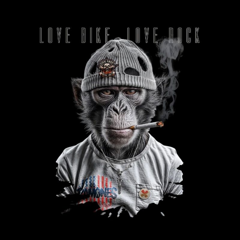 Motard primate de roche