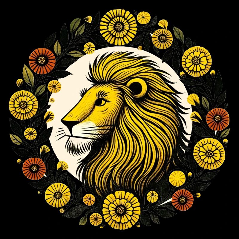 Ringelblume Löwe Löwe
