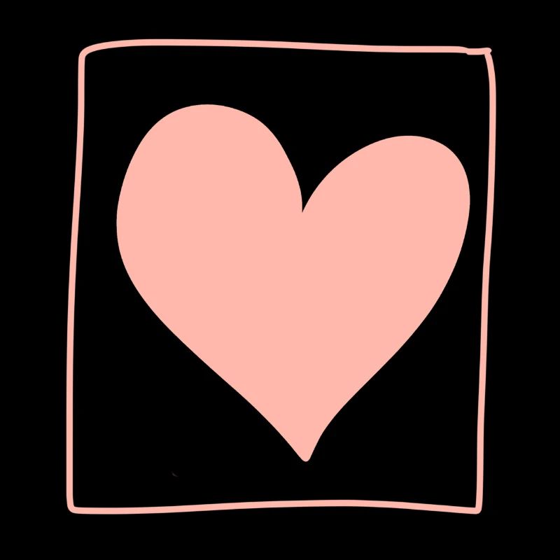 herz quadrat symbol liebe form rosa
