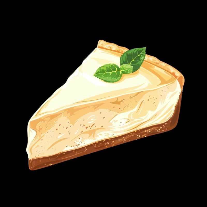 Belle illustration de gâteau au fromage