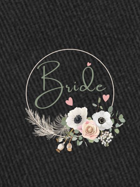 bride floral couronne boho