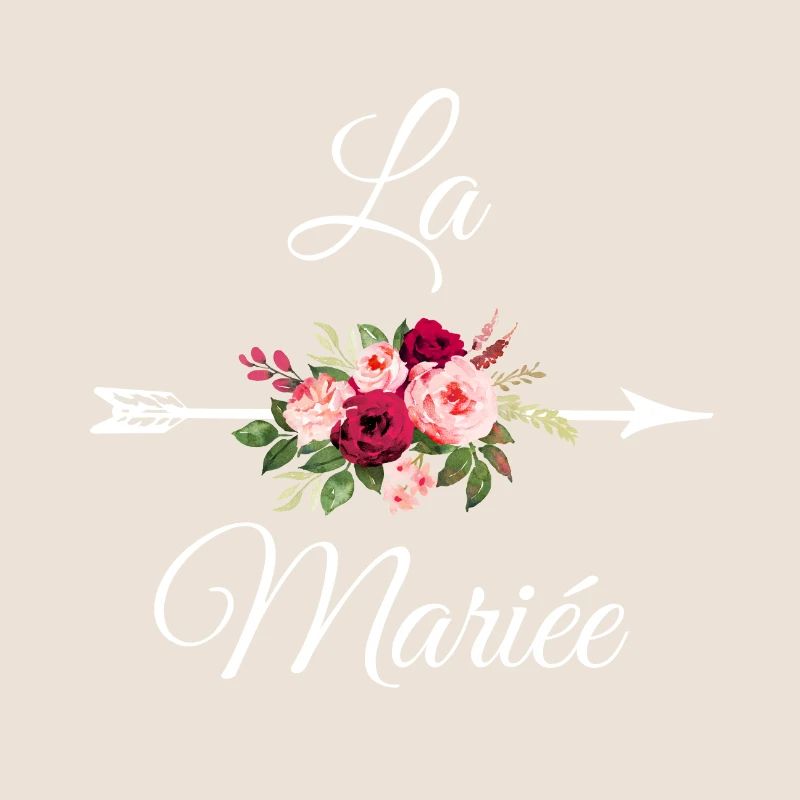 La mariée bouquet de fleurs flèche