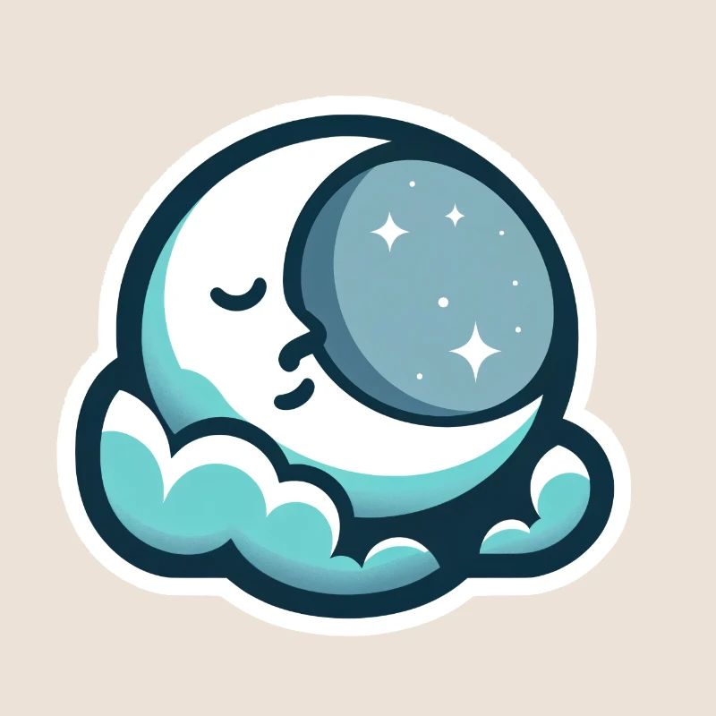 sleeping moon