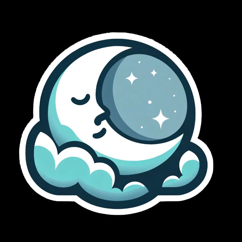 sleeping moon
