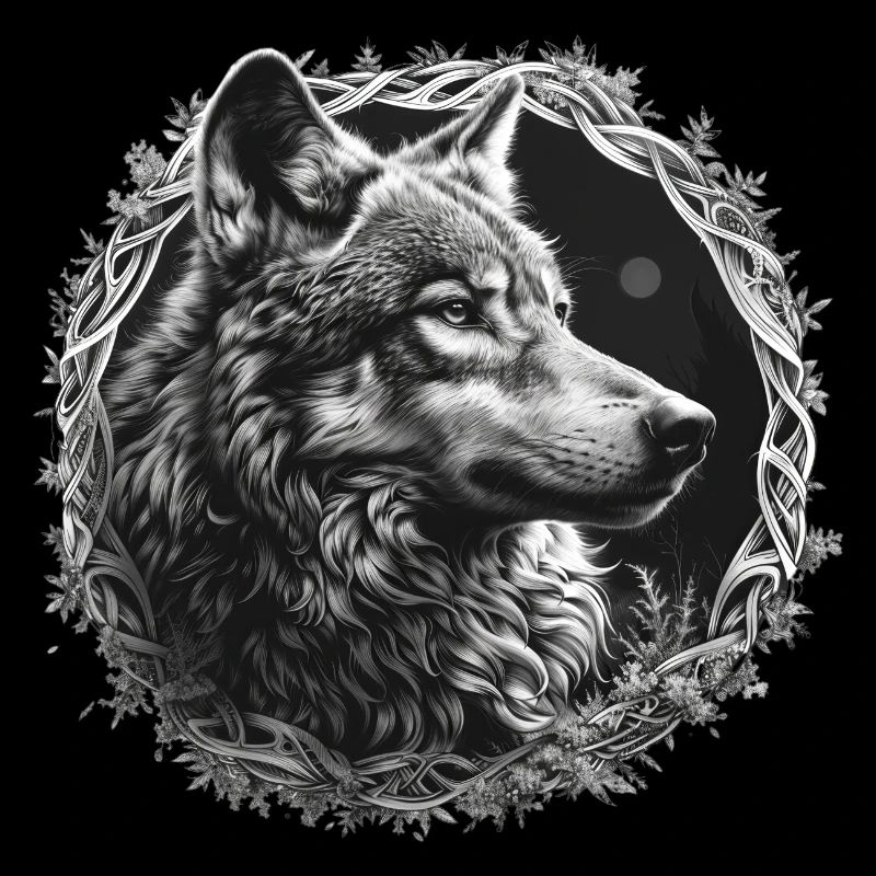 Wolf Vikings Celts Fenriswolf Fenris