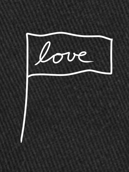 Drapeau Symbole Forme Amour
