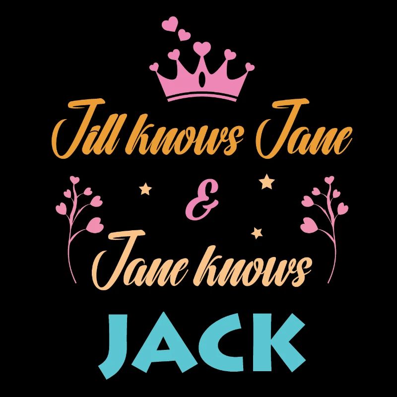 Dicton amusant - Jane connaît Jack