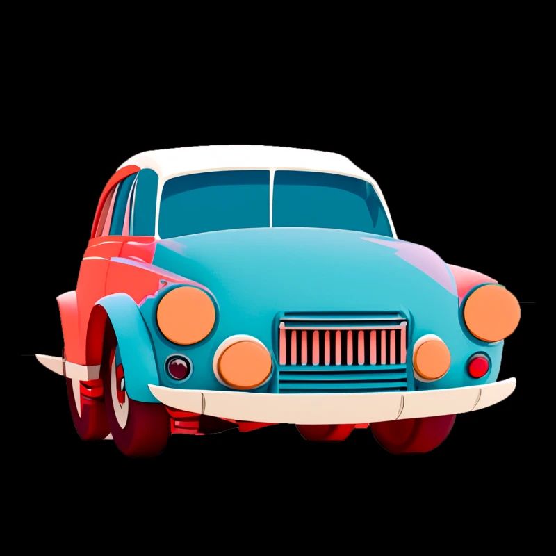 altes Abstraktes Auto