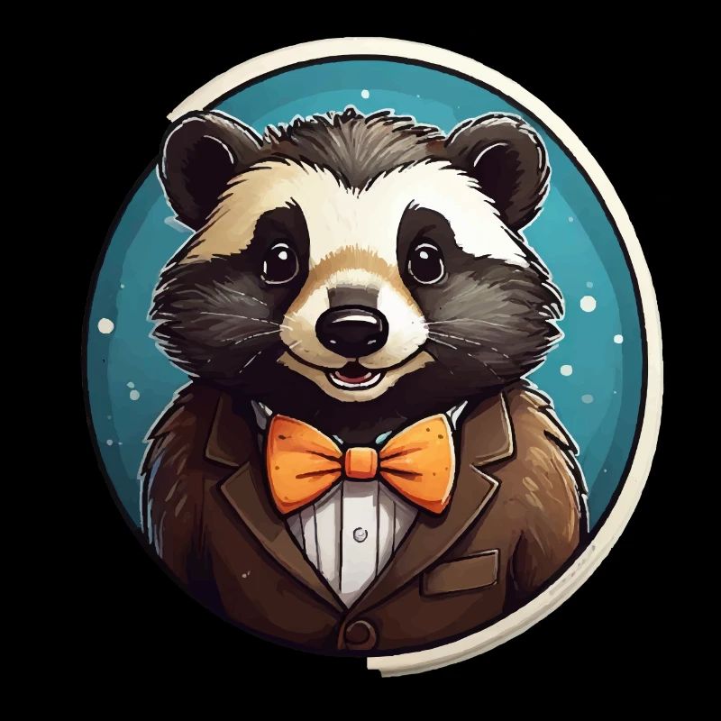 Lustiger Panda Bär
