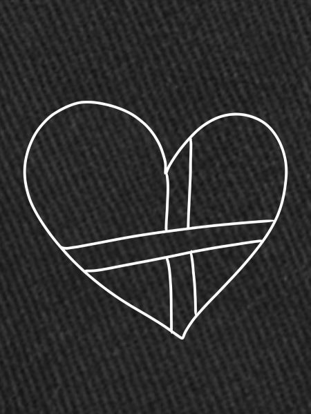 Patch ruban Heart Lines