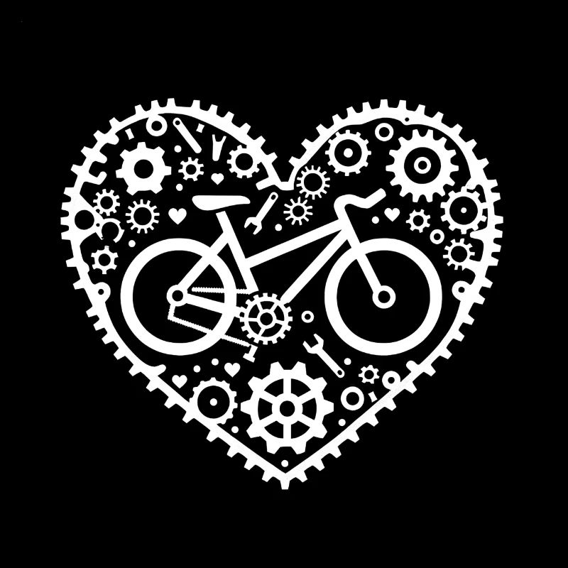 Fahrrad-Zahnrad Herz