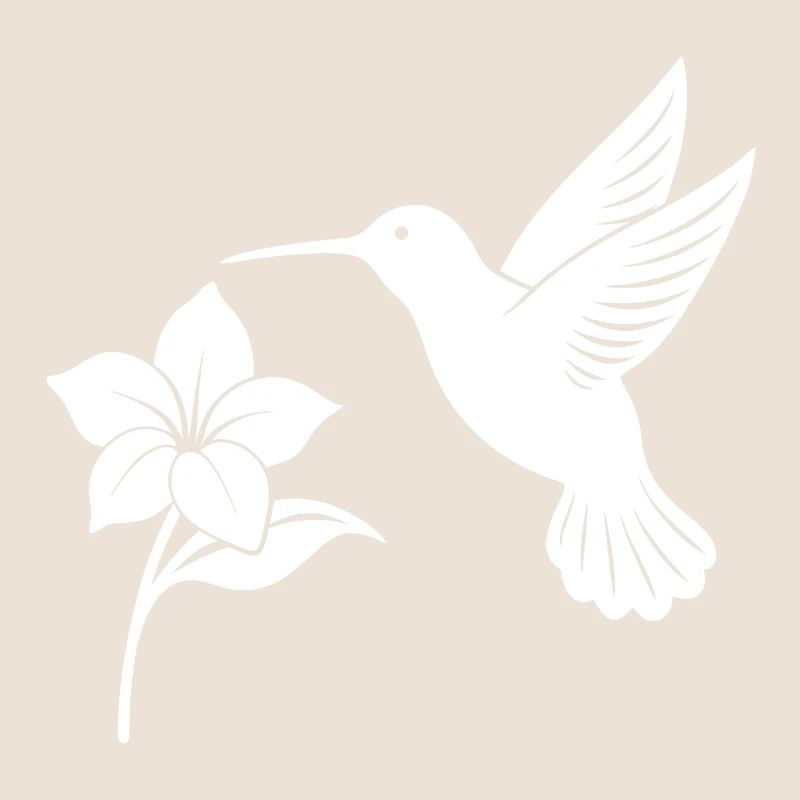 Kolibri und Blume