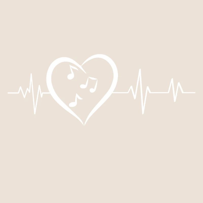 Heartbeat Musical Notes