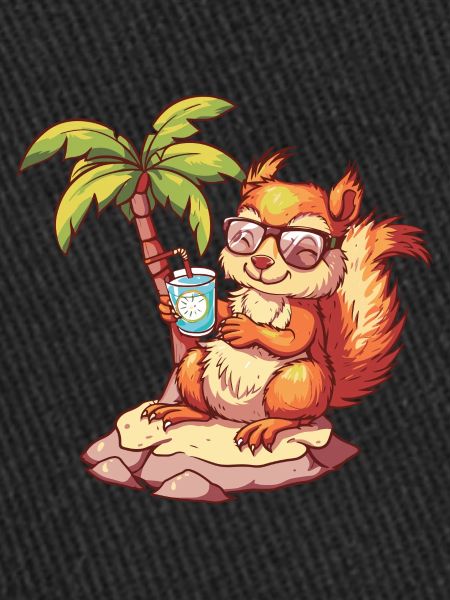 Squirrel Summer Beach Comic