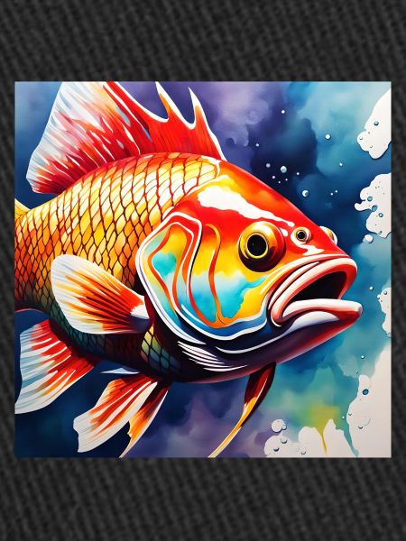 Fisch farbig