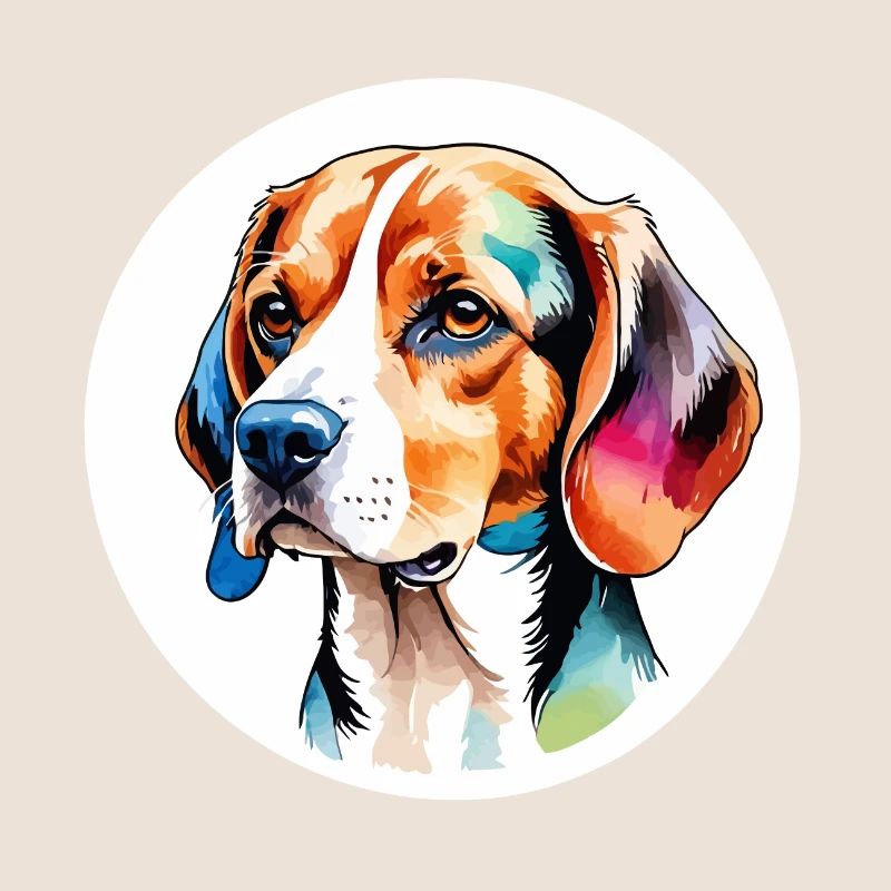 Beagle Aquarelles
