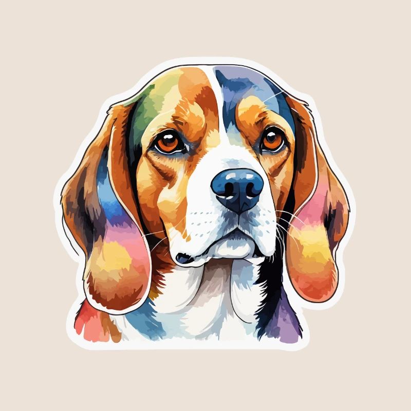 Beagle Aquarelles