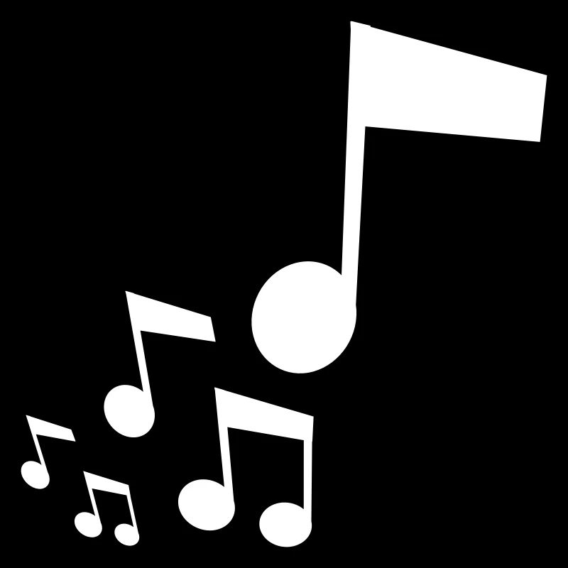 Many Music Notes Icons Melody Music Note Audio