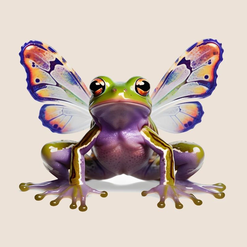 Psychedelic Goa Butterfly Frog