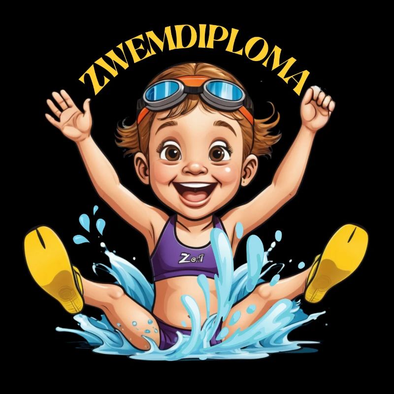 Diplôme de natation : Super nageur !