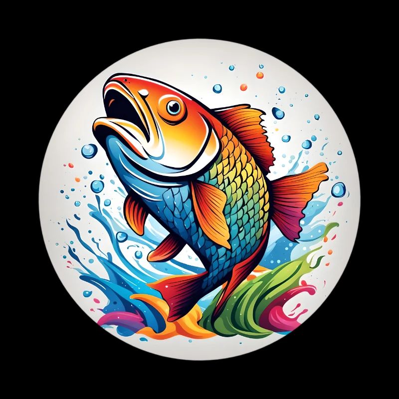 Lot de poisson rond