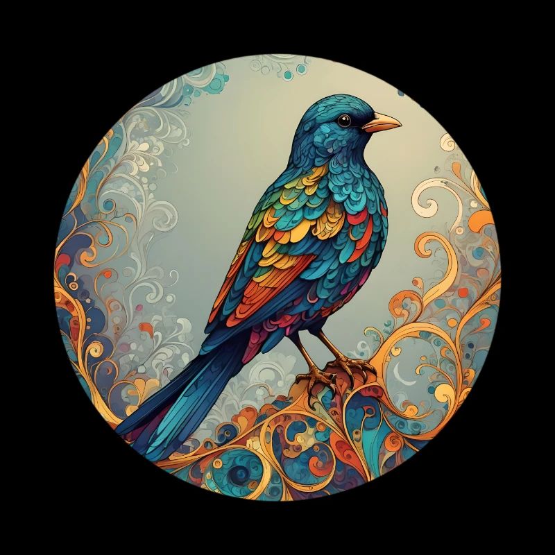 Vogel runder Batch