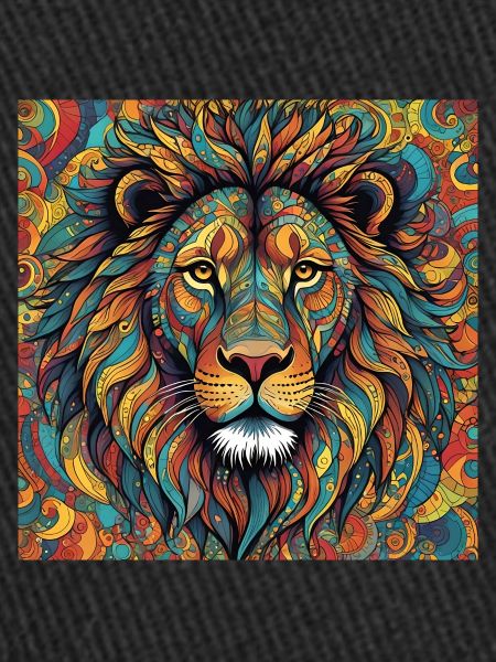 Lion coloured