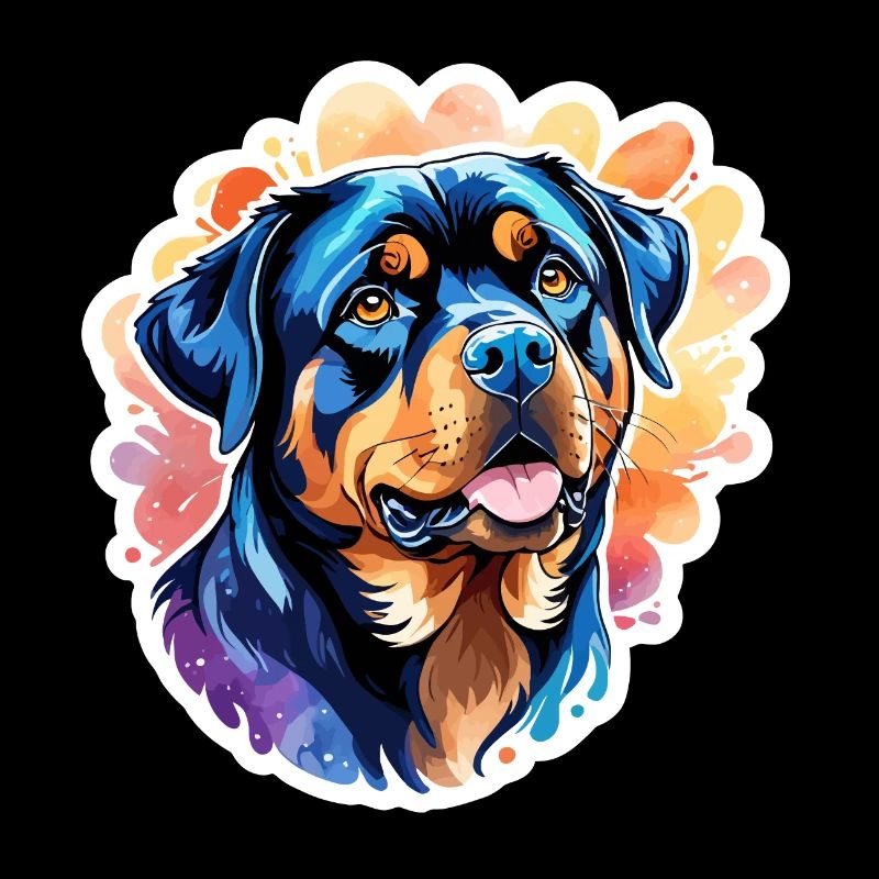 Rottweiler Watercolors
