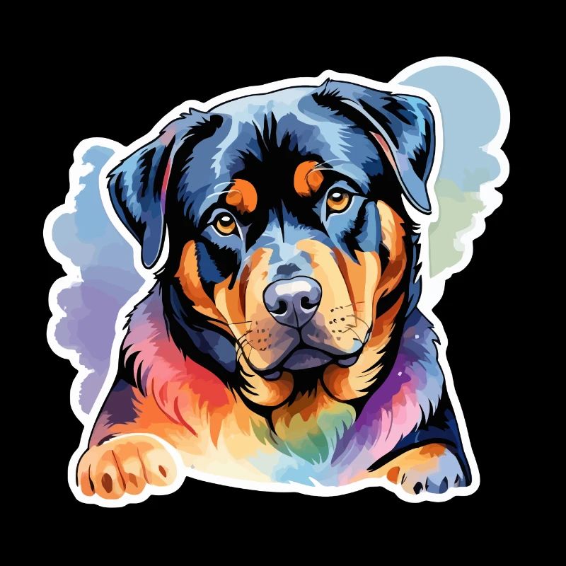 Rottweiler Watercolors