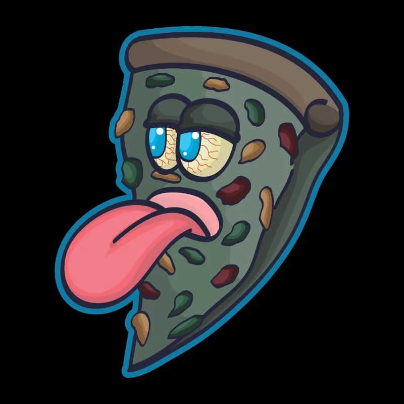 Pizza morceau de pizzeria