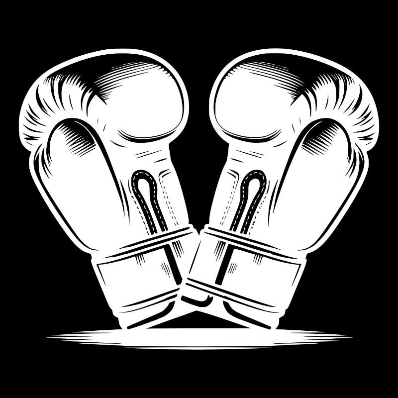 Gants de boxe prêts pour le prochain match de boxe