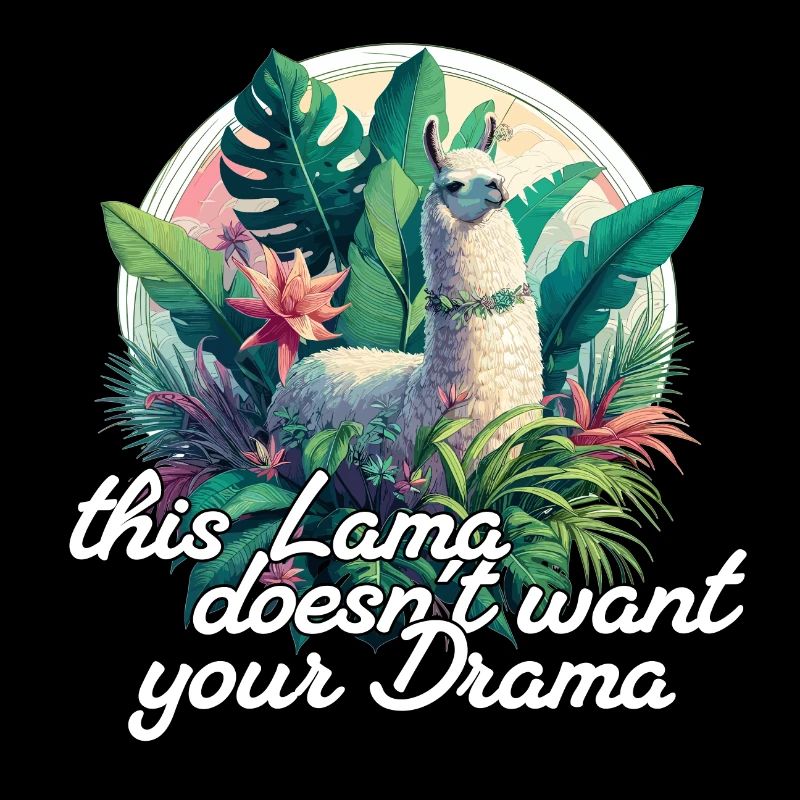 Lama Drame Optimisme Positif Cadeau