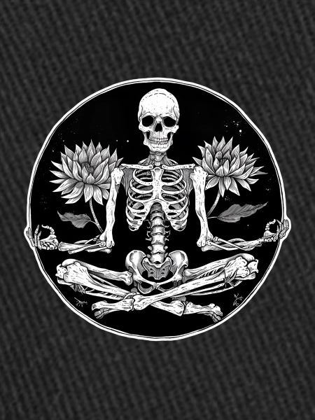 Skeleton Meditation Lotus