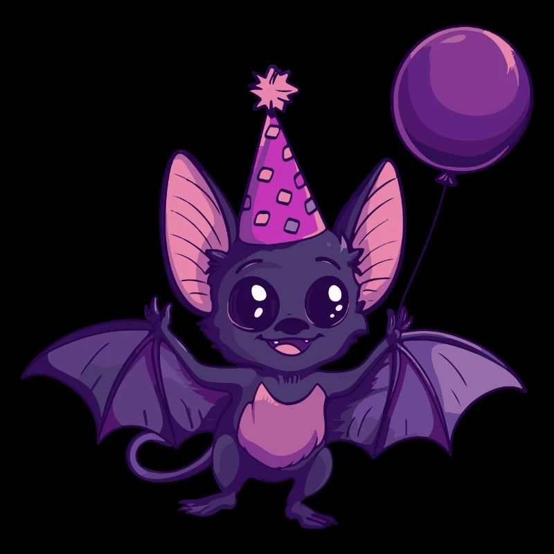 Bande dessinée d’anniversaire de chauve-souris