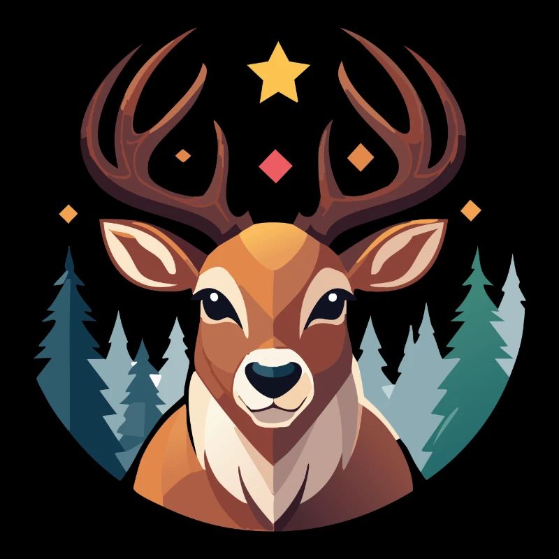 Renne de Noël