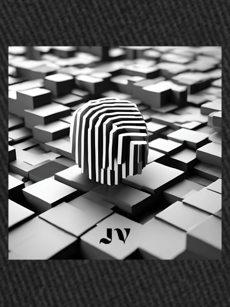 Abstrait d’empreintes digitales