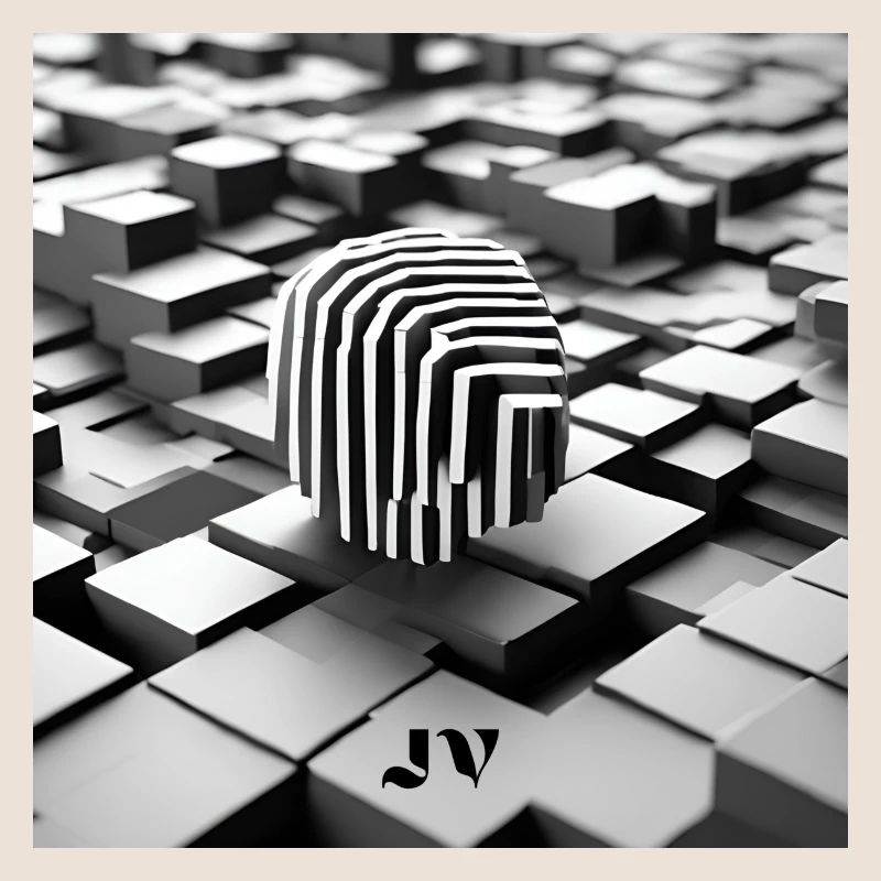 Abstrait d’empreintes digitales