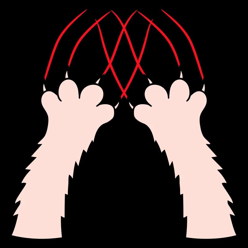 Chats, Griffes, Pattes, Pattes, Griffes, Griffures, Rayures