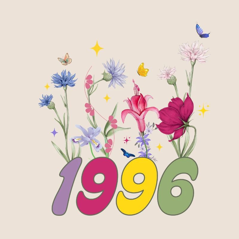Année de naissance 1996 fleurs sauvages