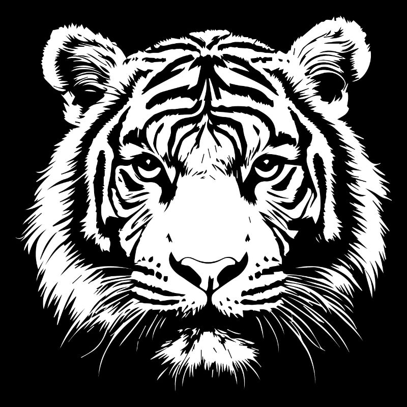 Visage de tigre