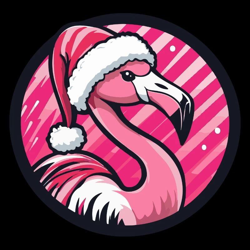 Flamingo Weihnachten Christmas