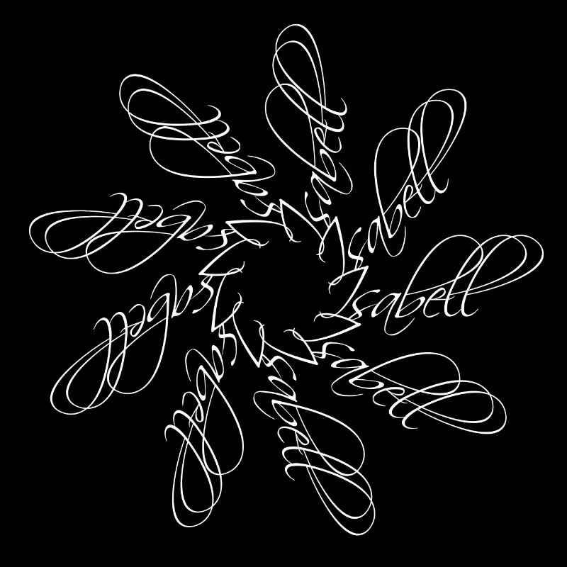Isabell Name Mandala