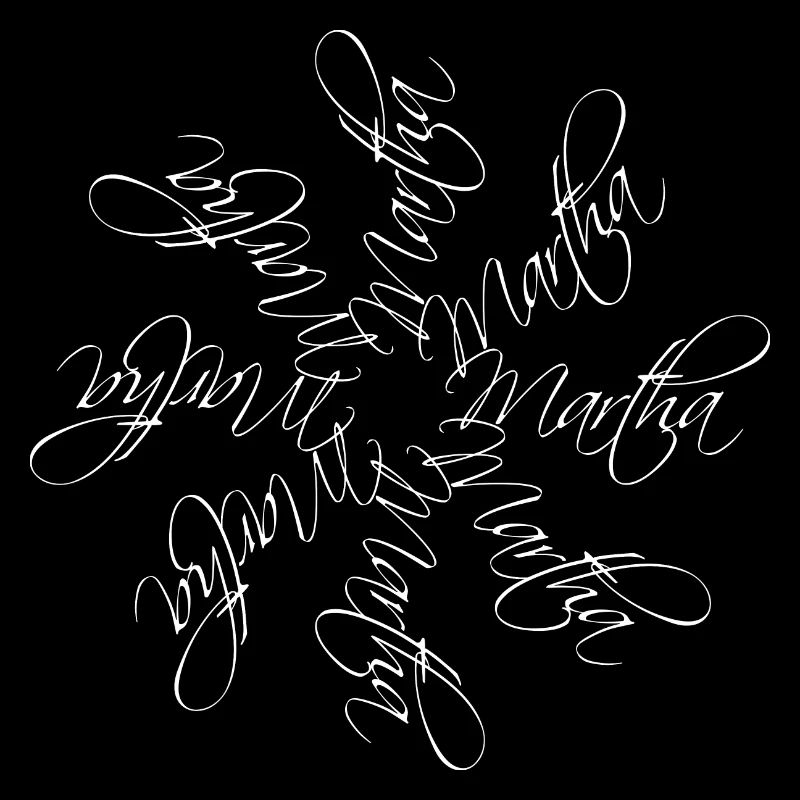 Martha Name Name Mandala