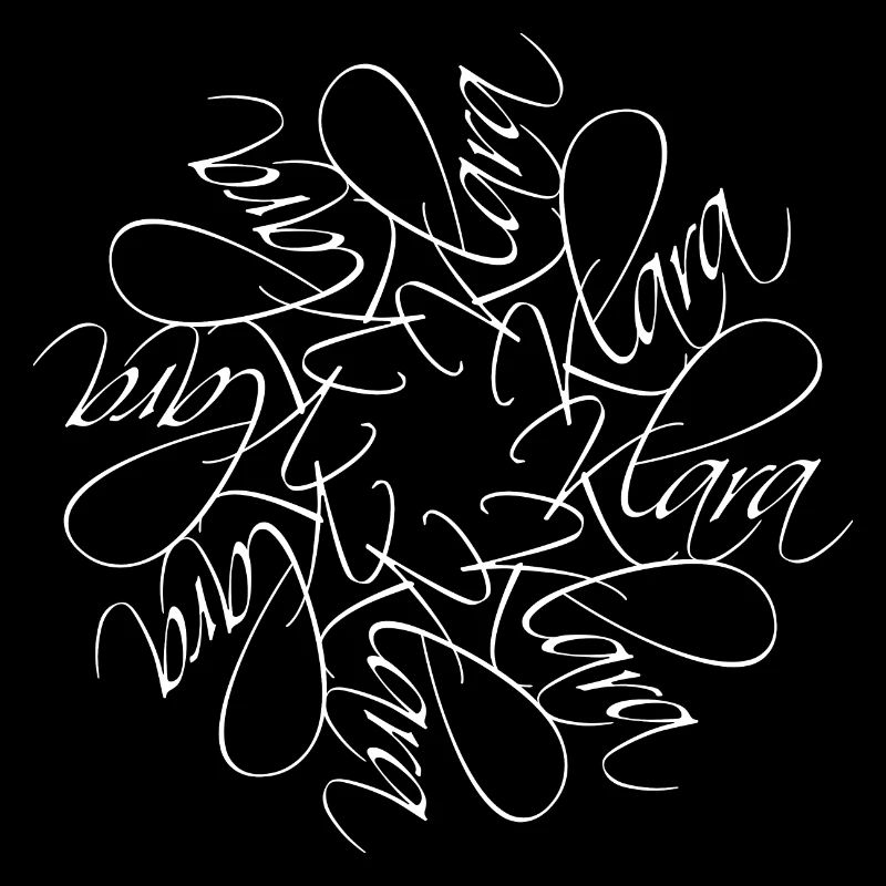 Klara Name Mandala