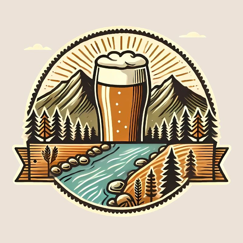 Conception de l’insigne Mountain Beer Adventure