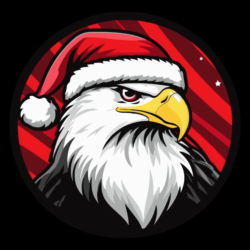 Aigle animal de Noël