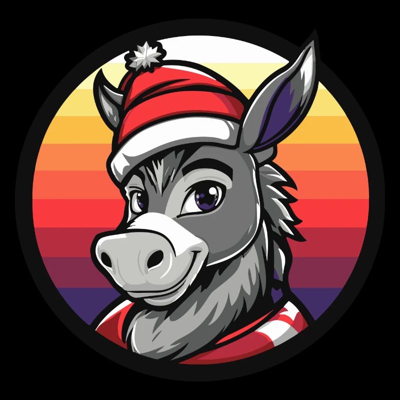 Âne de Noël Animal