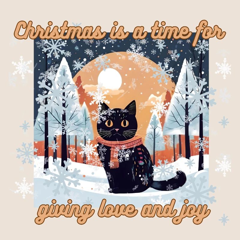 Chat de Noël