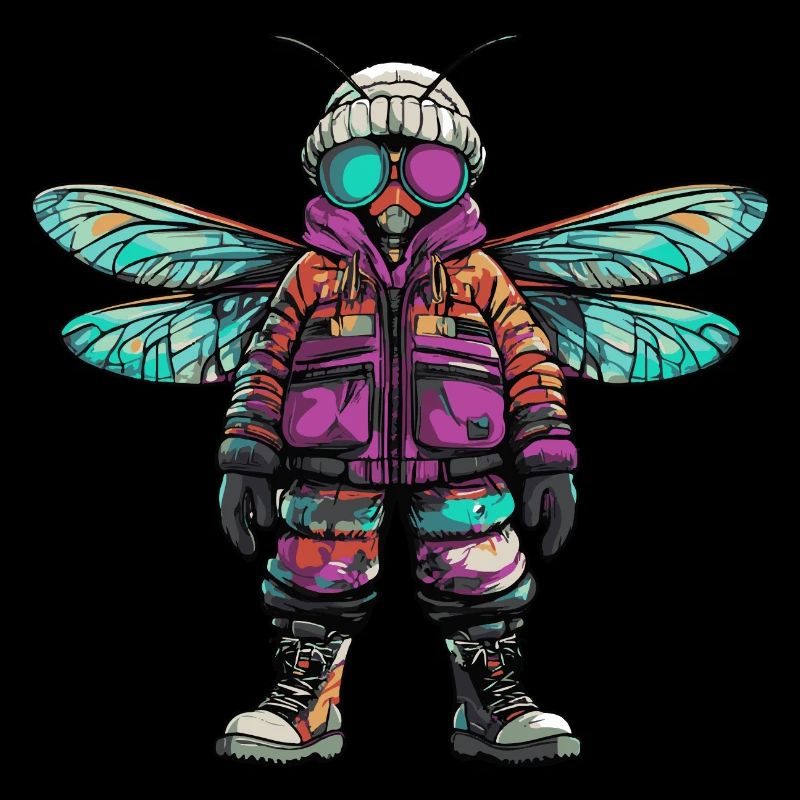Libellule Mode Hiver